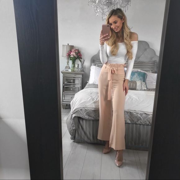 LAST ONE!!! High Waist Wide Leg Pants - Picture 6 of 8